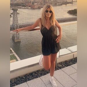 Zimmermann Black Lace Romper